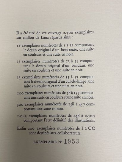 VERLAINE Paul. illust. P. BECAT
Fêtes galantes...