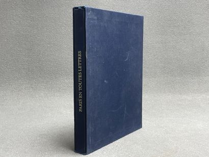 Paris en toutes lettres. illustrated by Dunoyer...