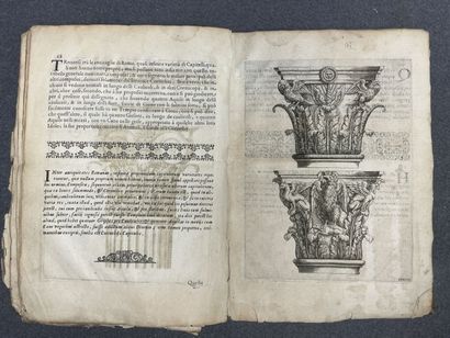 Architettura Del Vignola. 
Roma 1648
in-4...