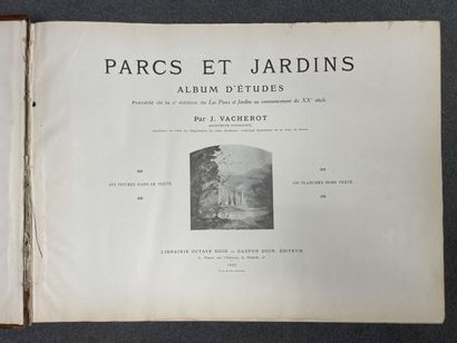VACHEROT, Jules. Parcs et Jardins. Album...
