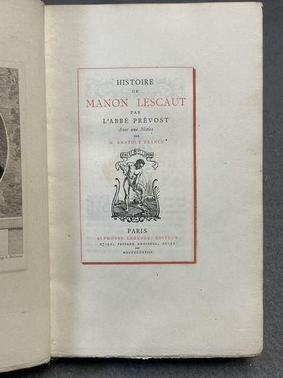PREVOST, Antoine François (dit l'abbé). -...