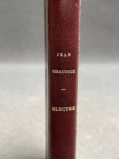 GIRAUDOUX Jean - Electre, EO, 1937
Ed. Bernard...