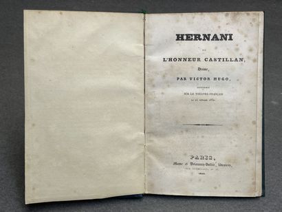 HUGO Victor
Hernani or the honor of the Castilian....