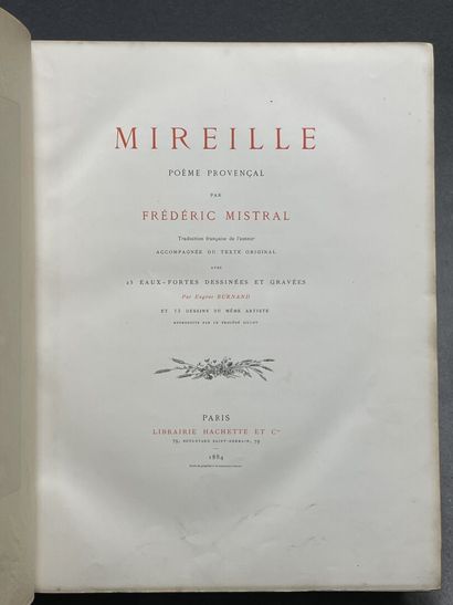 MISTRAL, Frédéric. - Mireille, poème provençal......