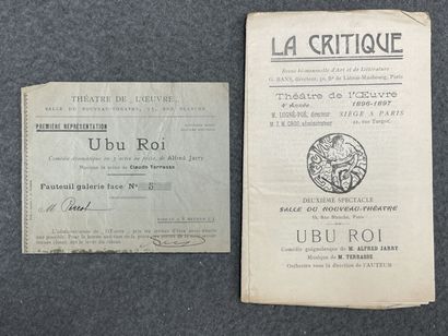 JARRY (Alfred). 
Ubu roi, drama in five acts....