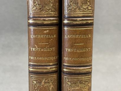 LACRETELLE, Charles de (dit le jeune). -...