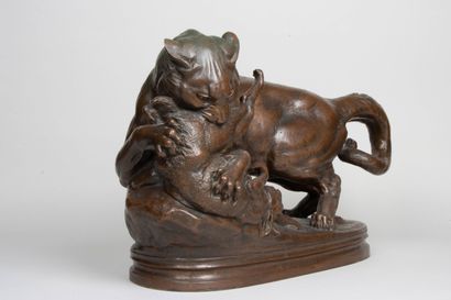 Sculpture moderne dans le gout du XIX°
Tigre...