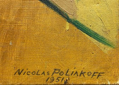 Nicolas POLIAKOFF (1899-1976). 
Portrait...