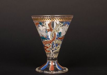 Conical glass attributed to Francesco Toso...