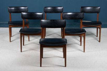 Round teak table and six chairs
Scandinavian...