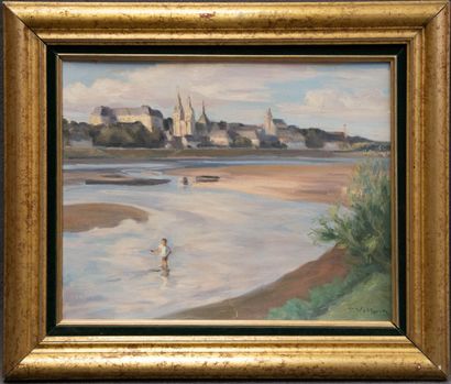Pierre VILLAIN (1880-1950) 
Le Chenal, vue...