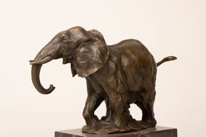 MILO ( XX°)
Eléphant
Epreuve en bronze à...