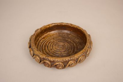André ROZAY (1913-1991) 
Coupe grès soulignée...