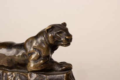 Antoine Louis BARYE (d'après)
Lionne couchée...