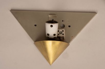 LIMBURG, 
suite of six conical wall sconces...