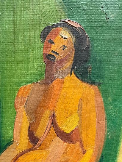 Nicolas POLIAKOFF (1899-1976). 
Portrait...