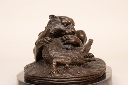 Antoine Louis BARYE (1796-1875) D'après 
Tigre...