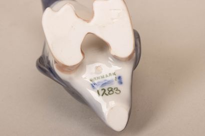Royal Copenhague - Deux statuettes en porcelaine...