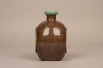 PRIMAVERA 
Stoneware flat-sided vase with...