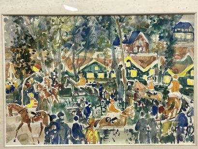 Pierre GAILLARDOT (1910-2002)
The races.
Unsigned...