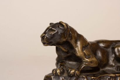 Antoine Louis BARYE (d'après)
Lionne couchée...