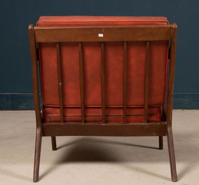 Deux fauteuils en teck 
Design scandinave...