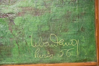 Dang LEBADANG (1921-2015) 
Les pirogues....