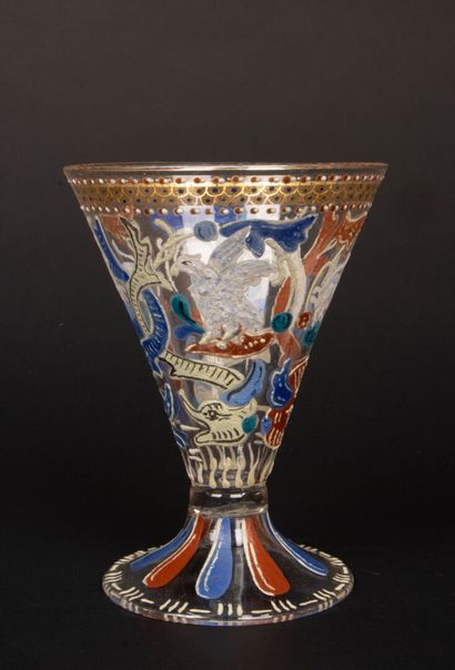 Conical glass attributed to Francesco Toso...