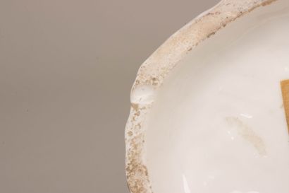 MEISSEN fin XIX° siècle.
La partie de cartes....