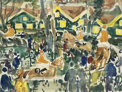 Pierre GAILLARDOT (1910-2002)
The races.
Unsigned...