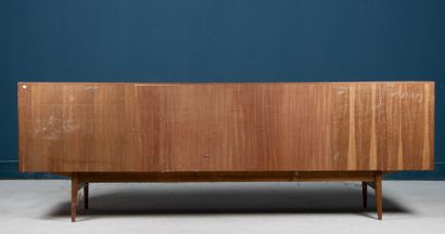 Teak enfilade sideboard with three doors...