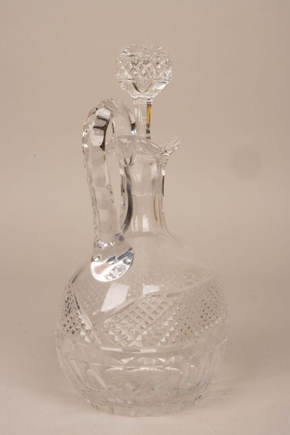 SAINT LOUIS 
Décanteur à magnum en cristal...
