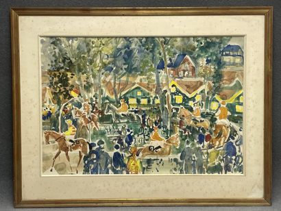 Pierre GAILLARDOT (1910-2002)
The races.
Unsigned...