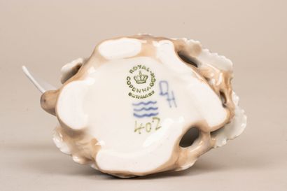 Royal Copenhague - Deux statuettes en porcelaine...