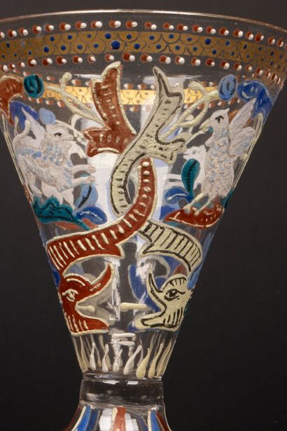 Conical glass attributed to Francesco Toso...