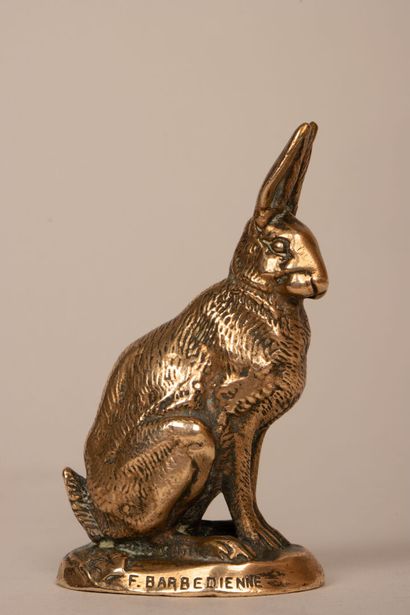 Antoine-Louis BARYE (1796-1875)
Lièvre assis...