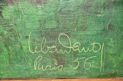 Dang LEBADANG (1921-2015) 
Les pirogues....