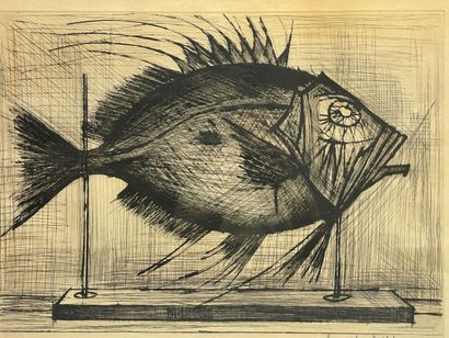 Bernard BUFFET (1928-1999)
Naturalized fish
Etching...