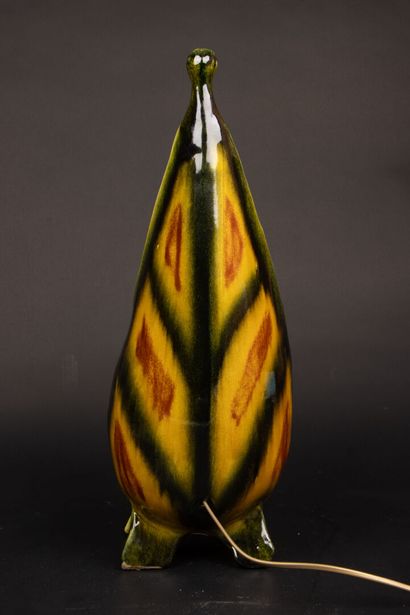 ACCOLAY 
Lampe berceau en céramique à couverte...
