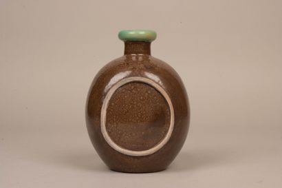 PRIMAVERA 
Stoneware flat-sided vase with...