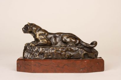 Antoine Louis BARYE (d'après)
Lionne couchée...
