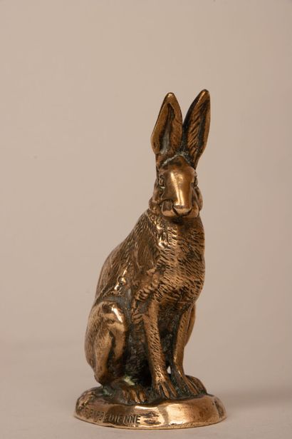 Antoine-Louis BARYE (1796-1875)
Lièvre assis...