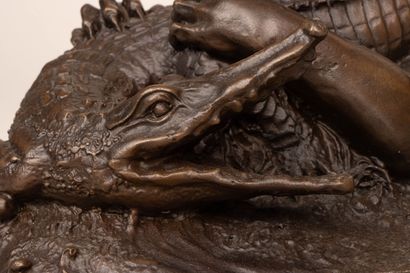 Antoine Louis BARYE (1796-1875) D'après 
Tigre...