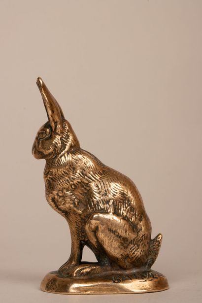 Antoine-Louis BARYE (1796-1875)
Lièvre assis...