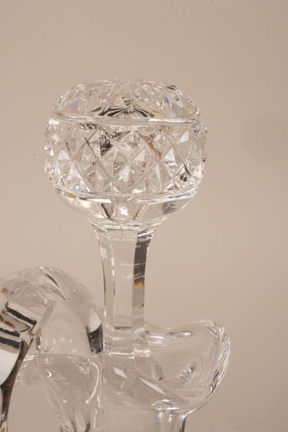 SAINT LOUIS 
Décanteur à magnum en cristal...
