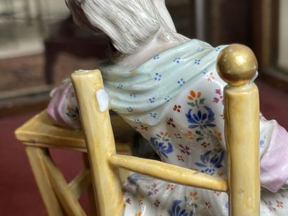 MEISSEN XIX° siècle.
La Belle Endormie
Statuette...
