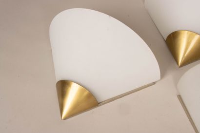 LIMBURG, 
suite of six conical wall sconces...