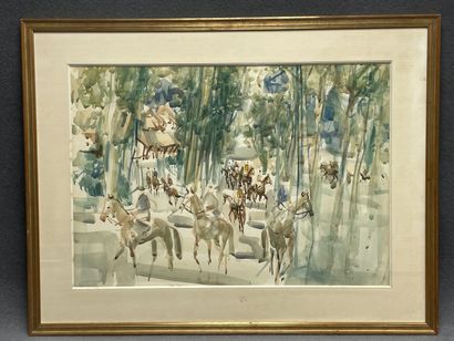 Pierre GAILLARDOT (1910-2002)
Les Courses
Unsigned...