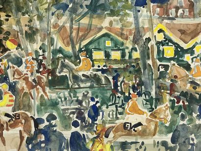 Pierre GAILLARDOT (1910-2002)
The races.
Unsigned...