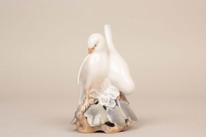 Royal Copenhague - Deux statuettes en porcelaine...